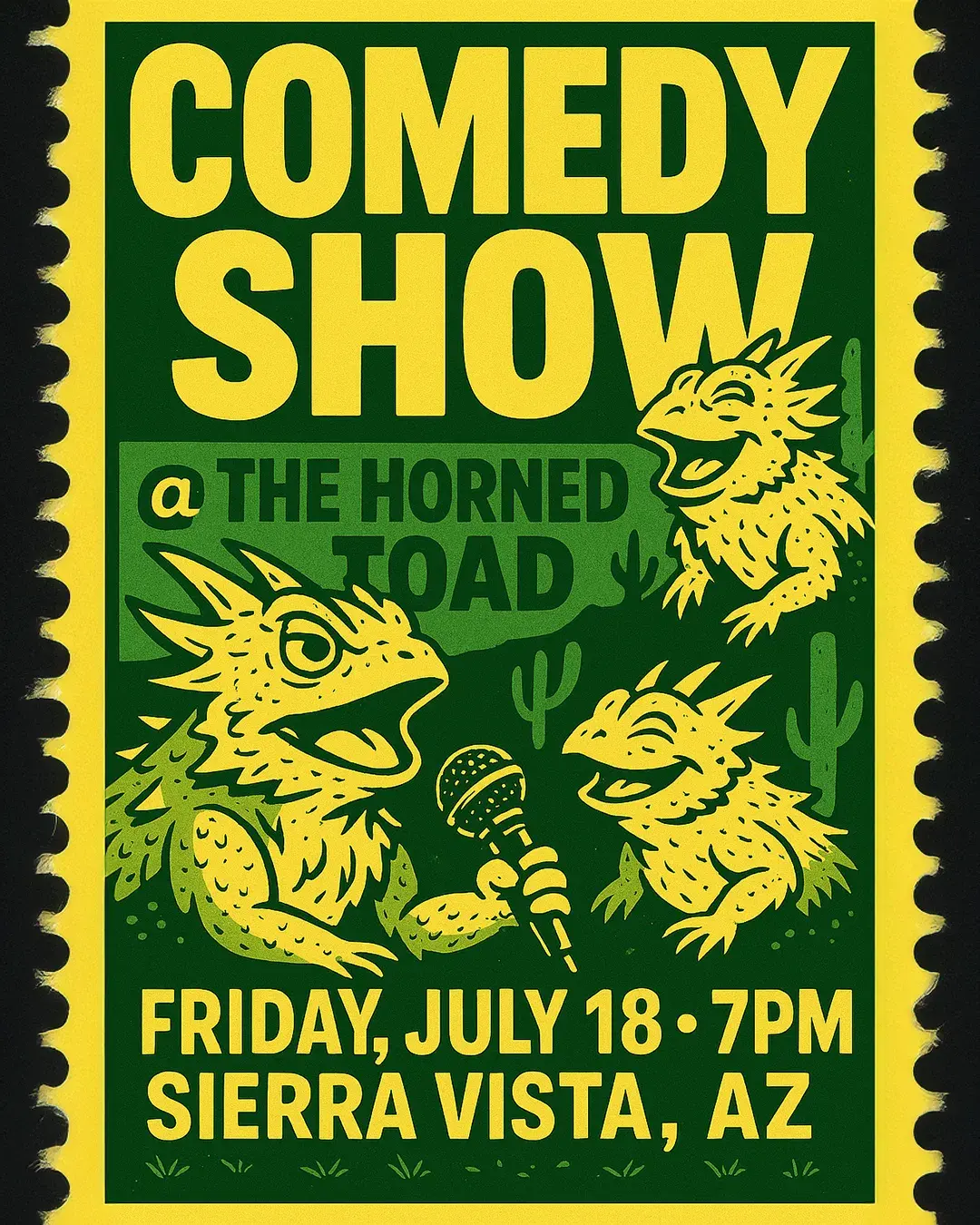 Comedy Show @ The Horned Toad