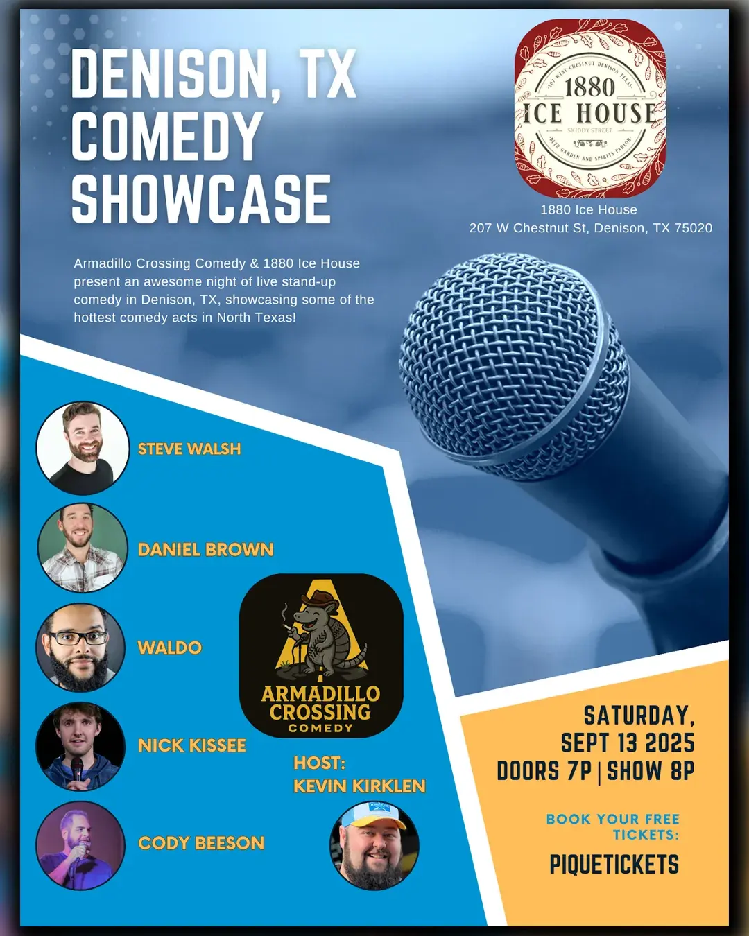 Denison TX Comedy Show Case