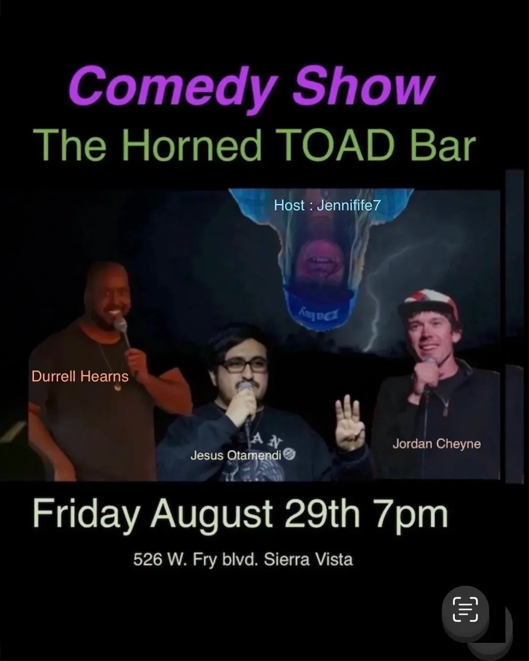 Durrel Hearns, Jesus Otamendi & Jordan Cheyne @ The Horned Toad