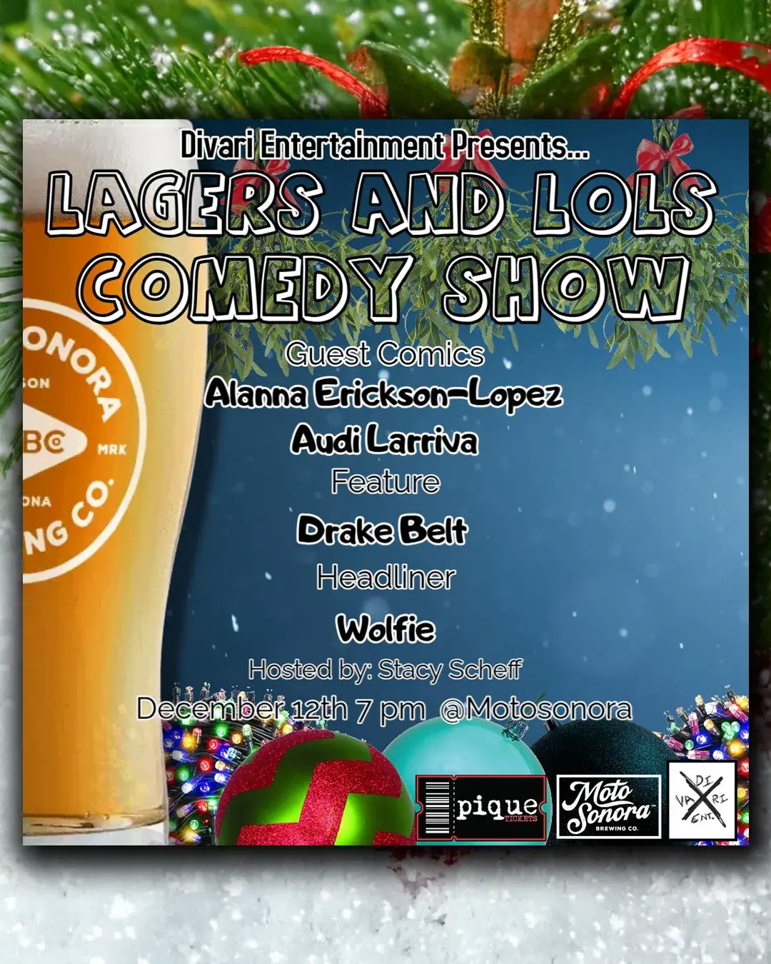 Lagers and LOLS Winter Showcase