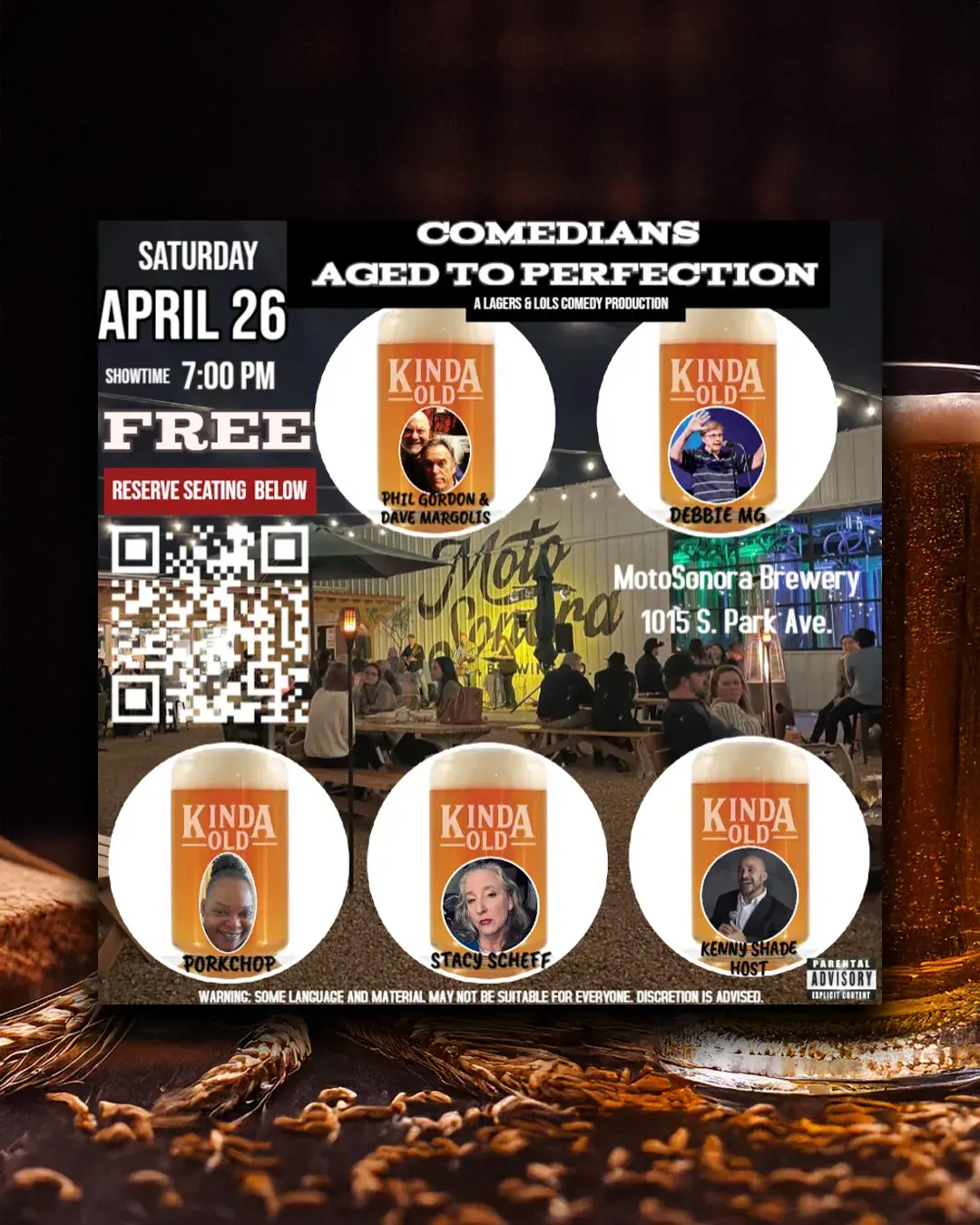 "Comedians Aged to Perfection" Showcase