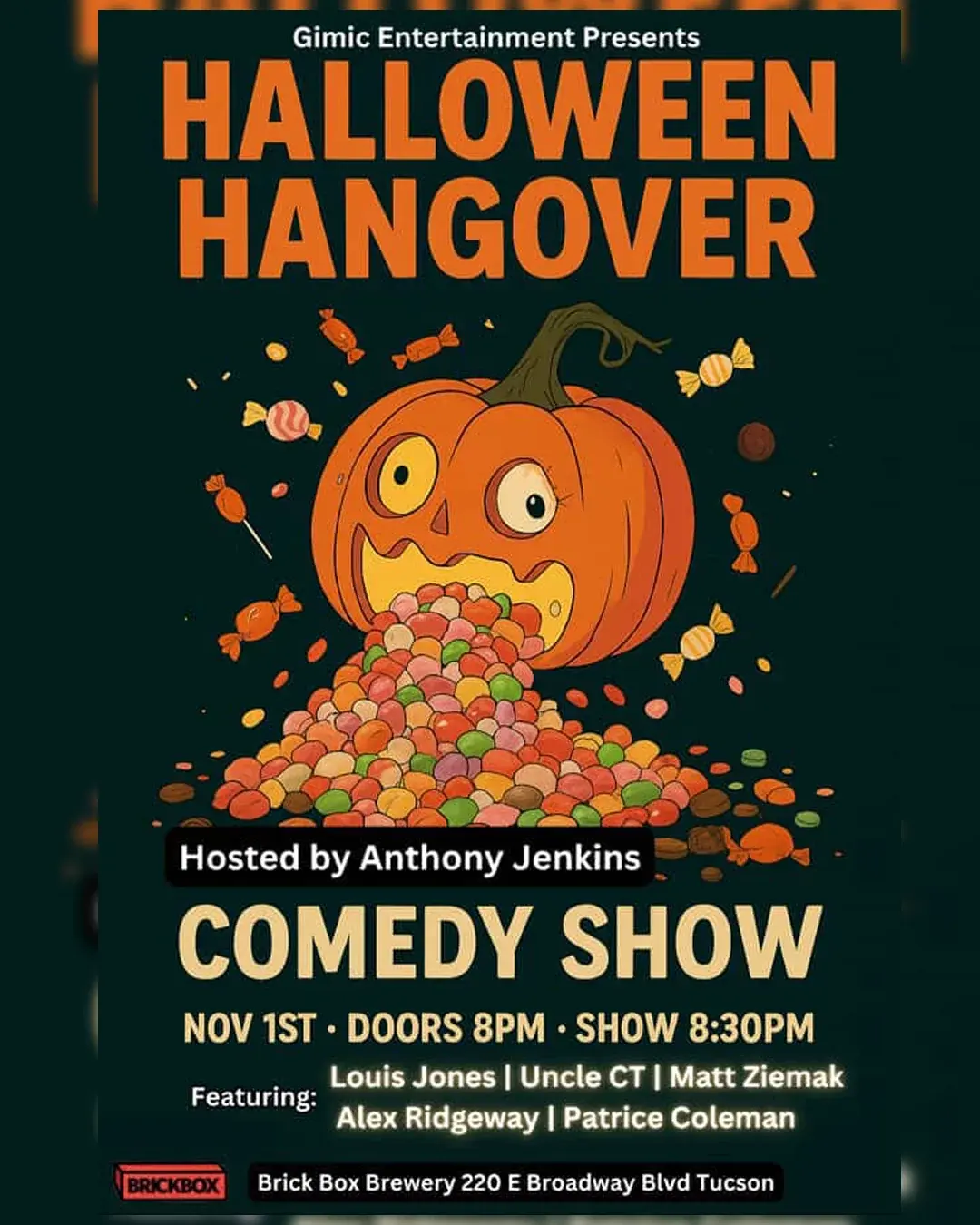 Halloween Hangover Comedy Show