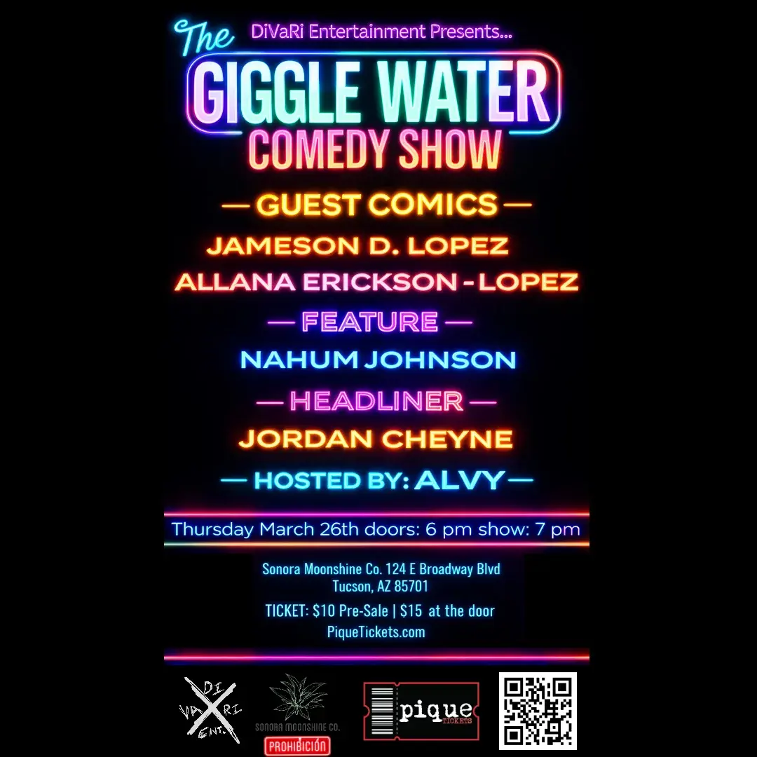 DiVaRi Presents: The Giggle Water Comedy Show