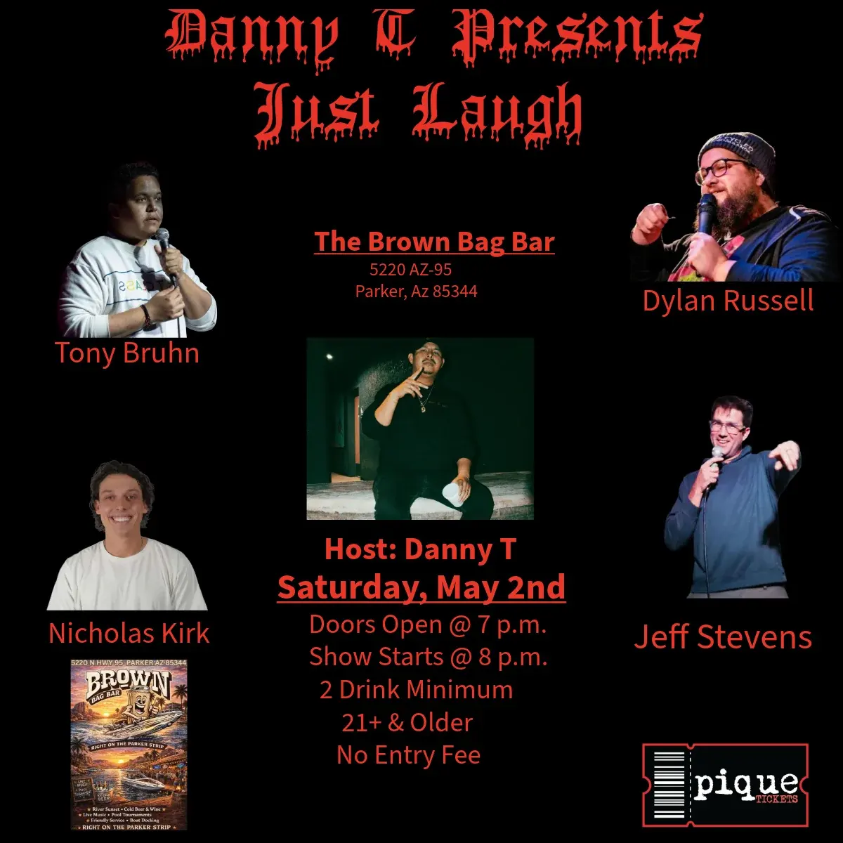 Just Laugh @ Brown Bag Bar