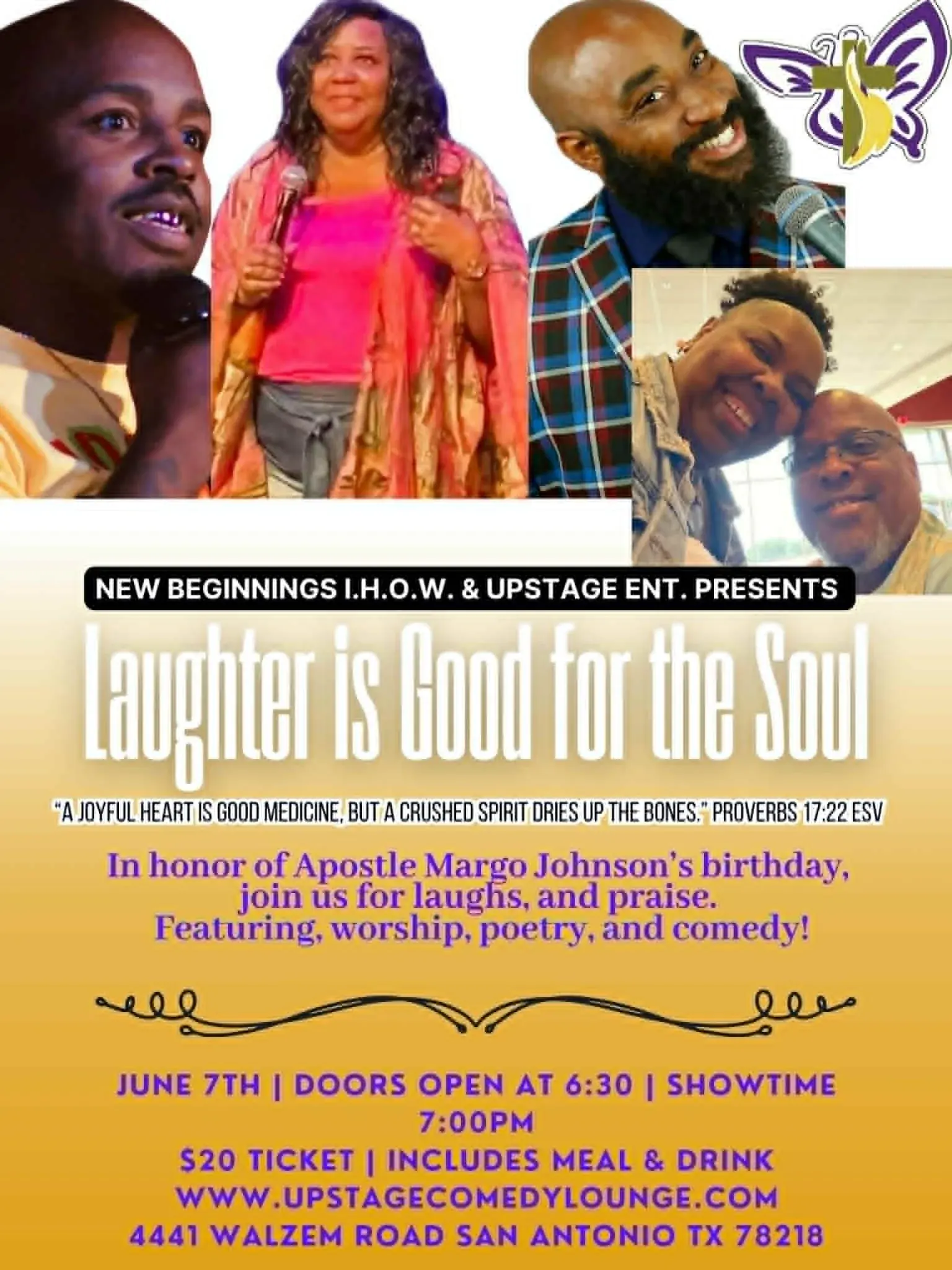 LAUGHTER IS GOOD FOR THE SOUL - CLEAN COMEDY