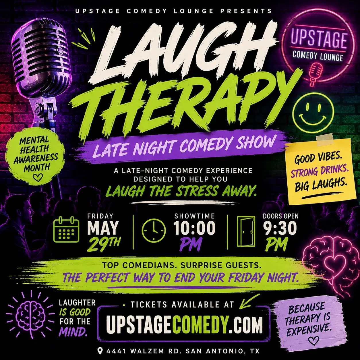 LAUGH THERAPY - LATE NIGHT COMEDY SHOW