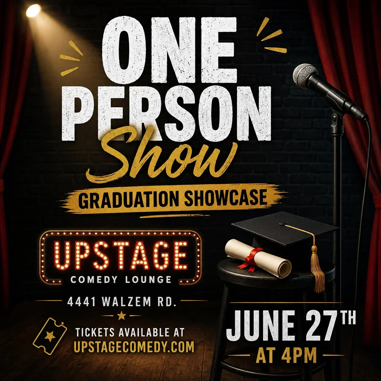 ONE PERSON SHOW - GRADUATION SHOWCASE