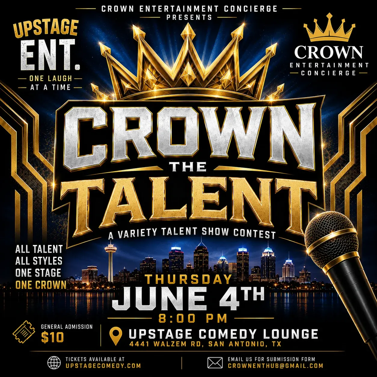 Crown The Talent - Variety Talent Show Contest & Showcase (Copy)