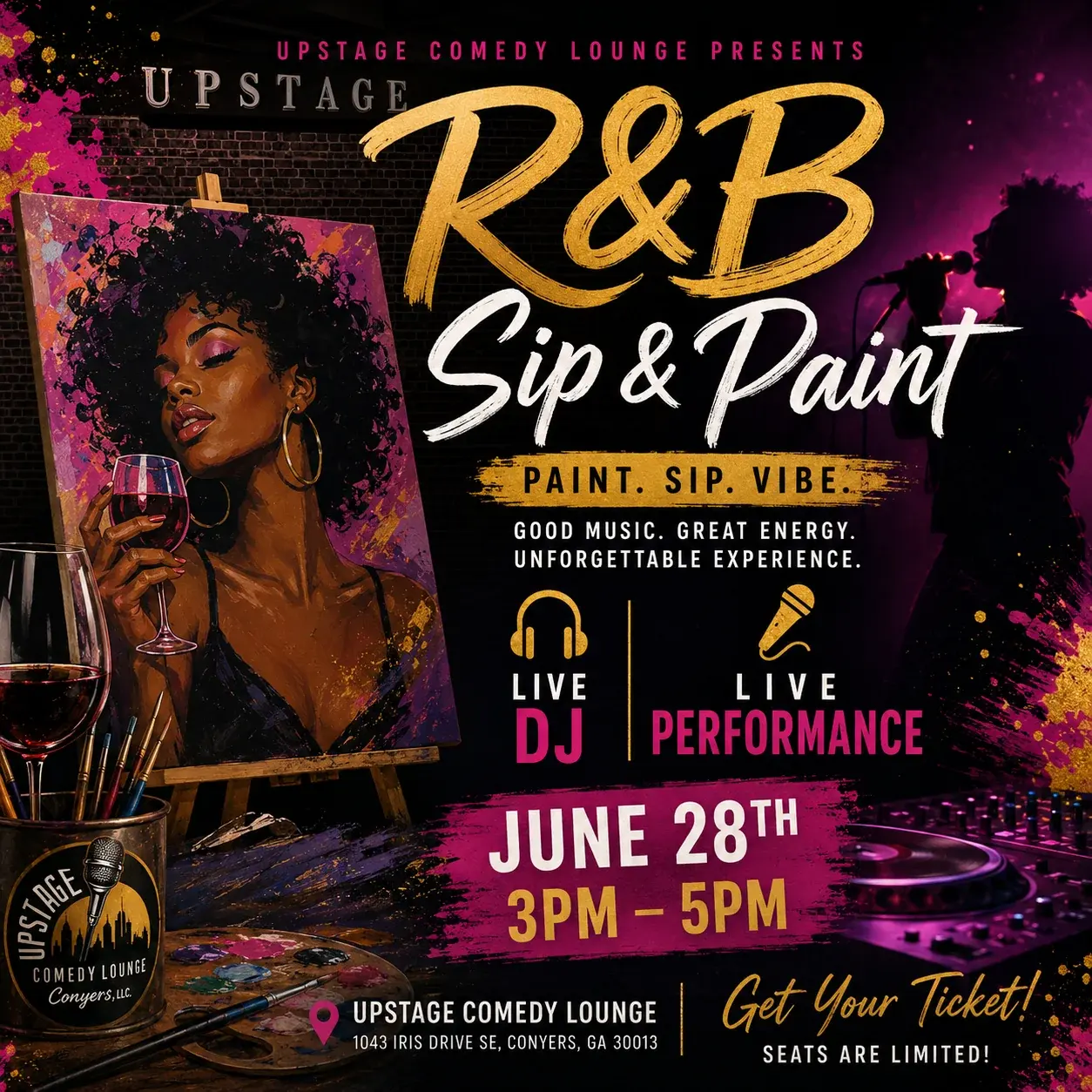 R&B Sip & Paint