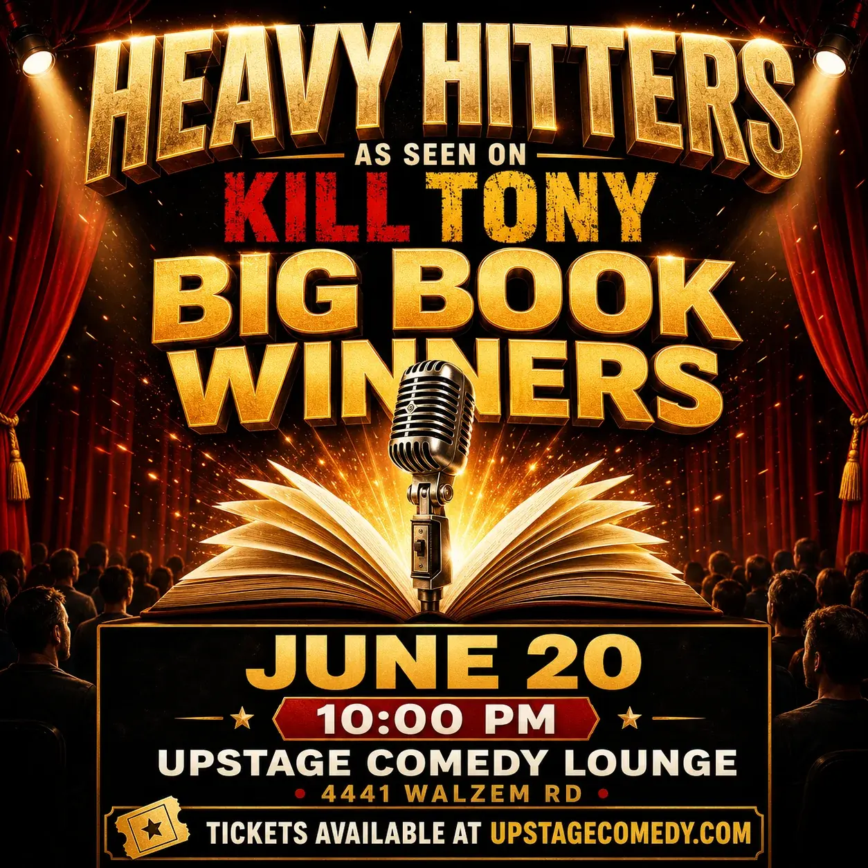 Heavy Hitters: Big Book Winners - As seen on Kill Tony