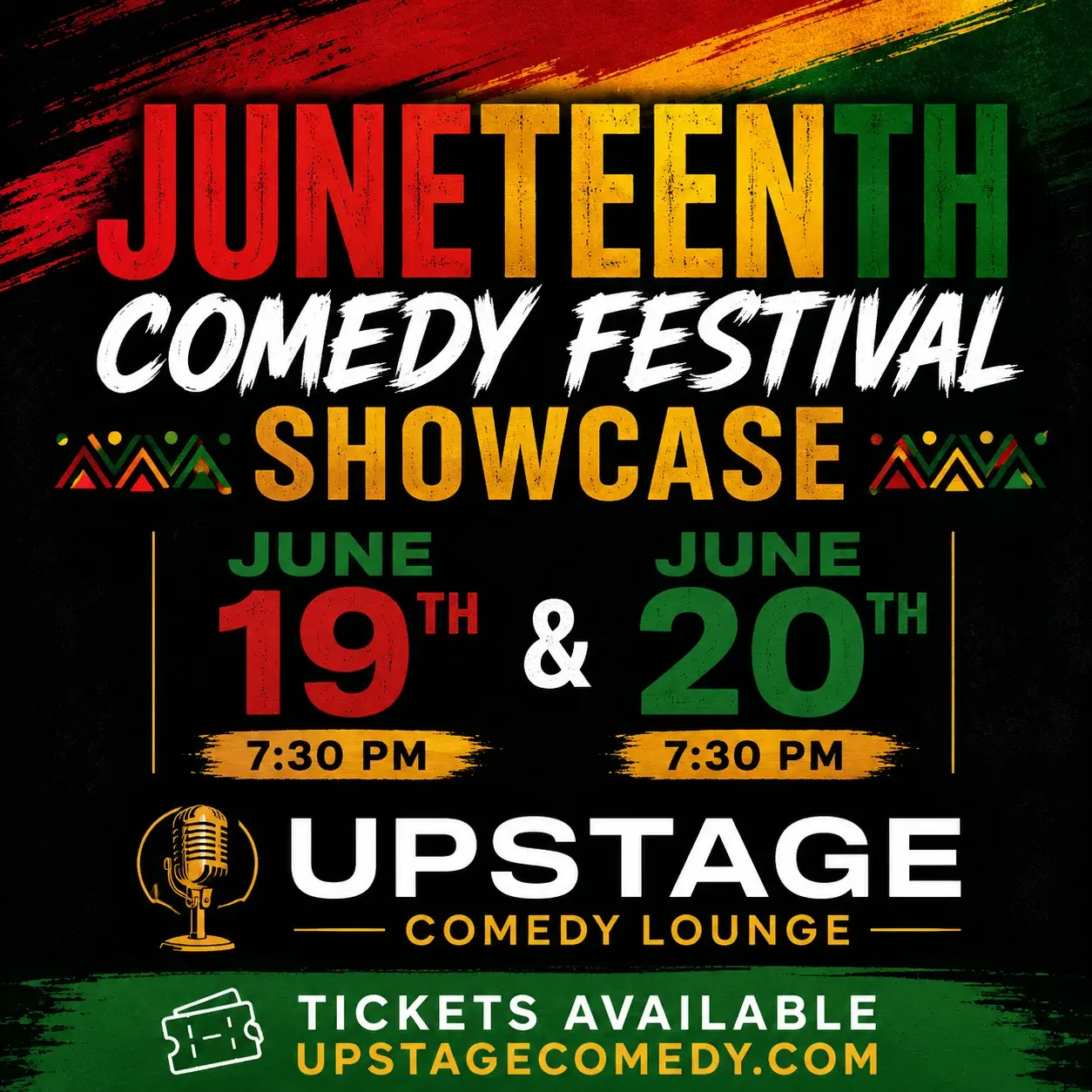 JUNETEENTH COMEDY FESTIVAL SHOWCASE