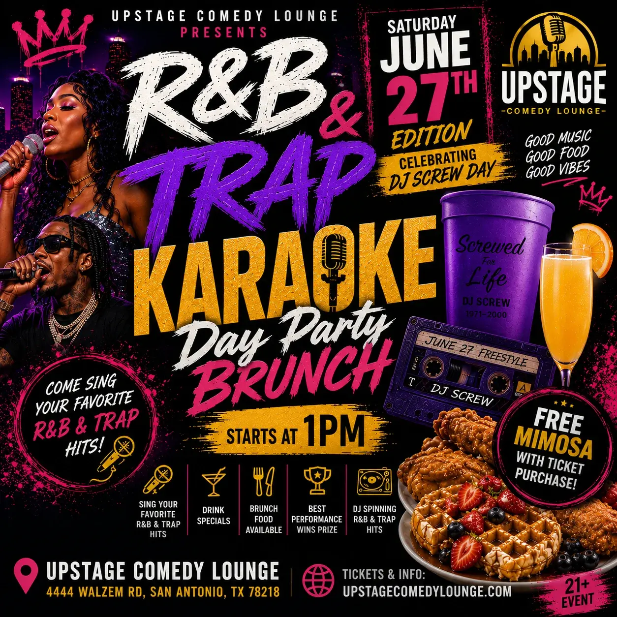 R&B Trap Karaoke Day Party Brunch