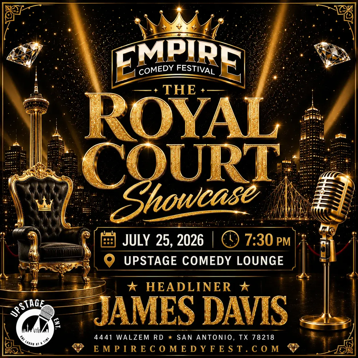 The Royal Court Showcase - Empire Comedy Festival Official Showcase - Headliner: James Davis