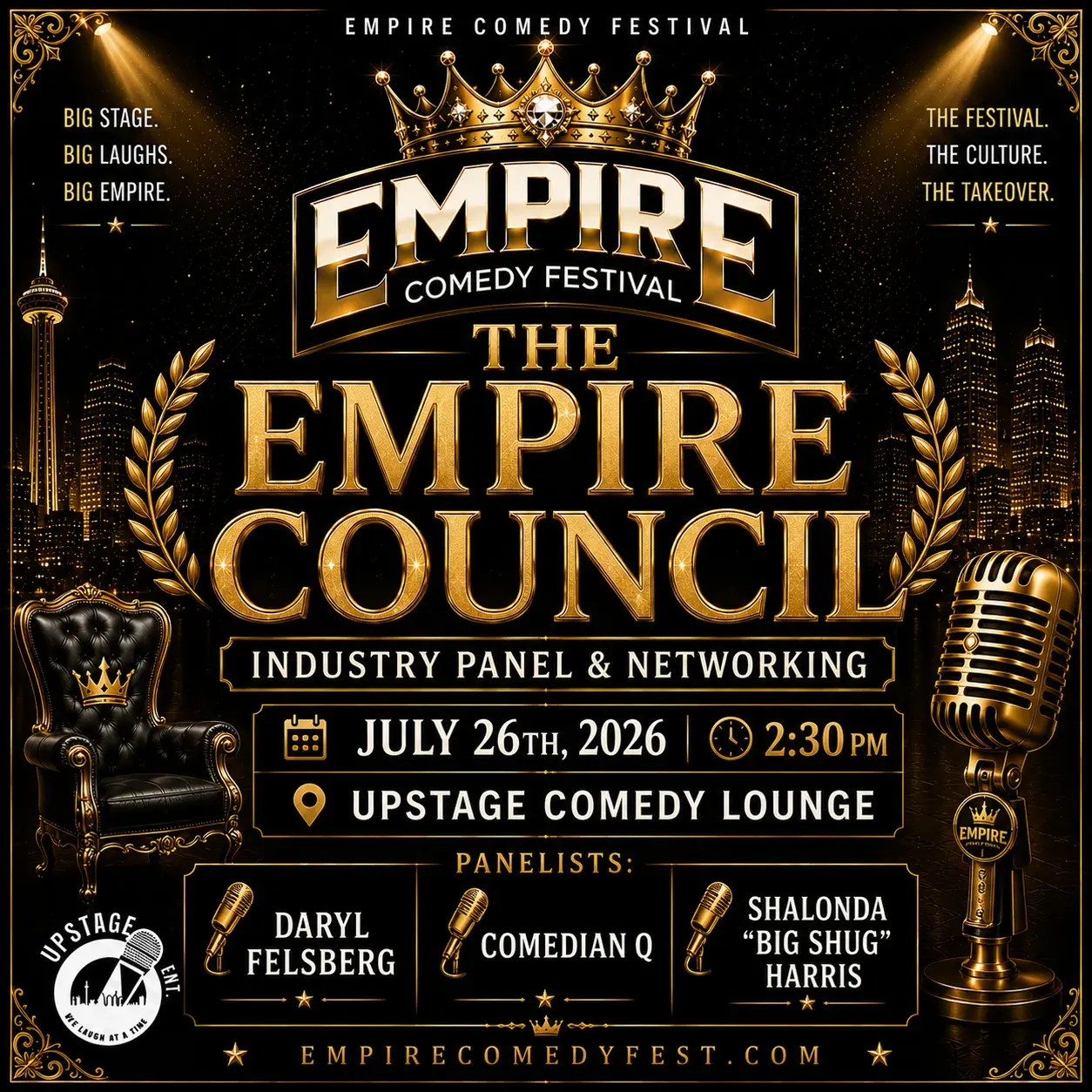 The Empire Council Industry Panel & Networking Part of the Empire Comedy Festival