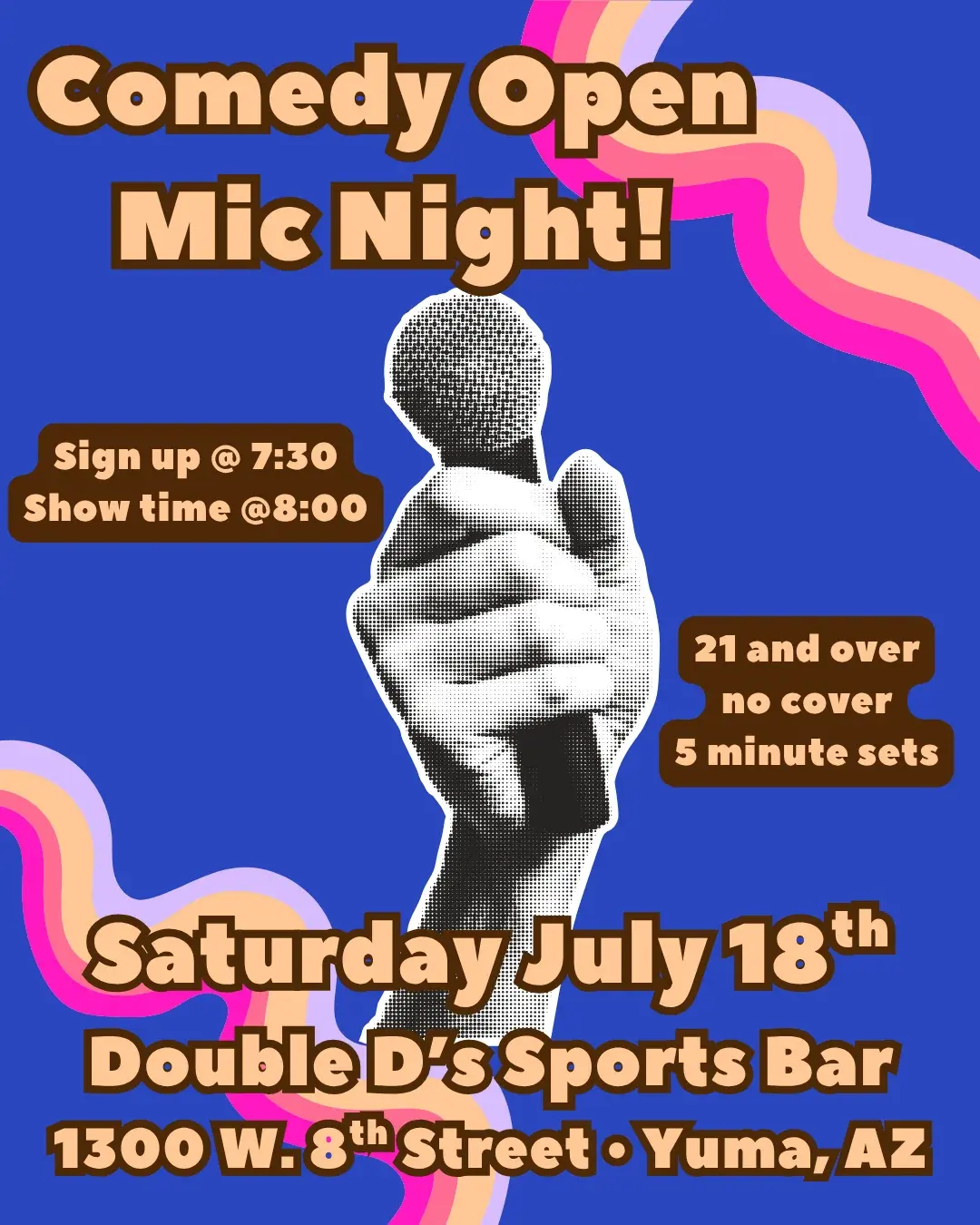 July 18th Open Mic at Double D's