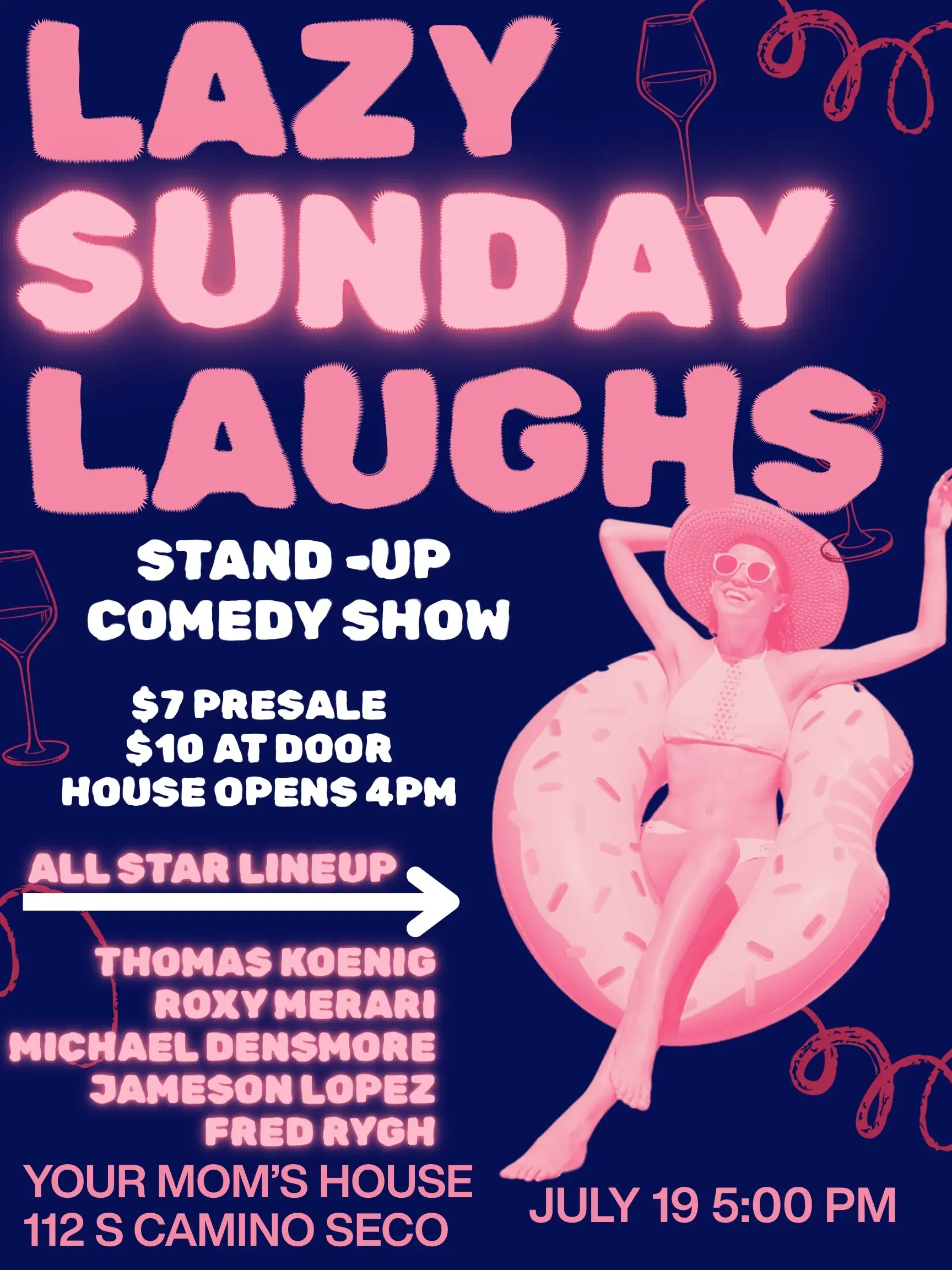 Lazy Sunday Laughs Stand-Up Comedy Show