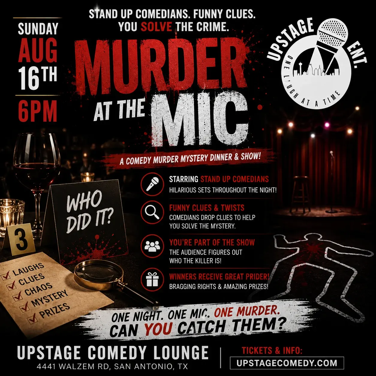 Murder at the Mic - Murder Mystery Show